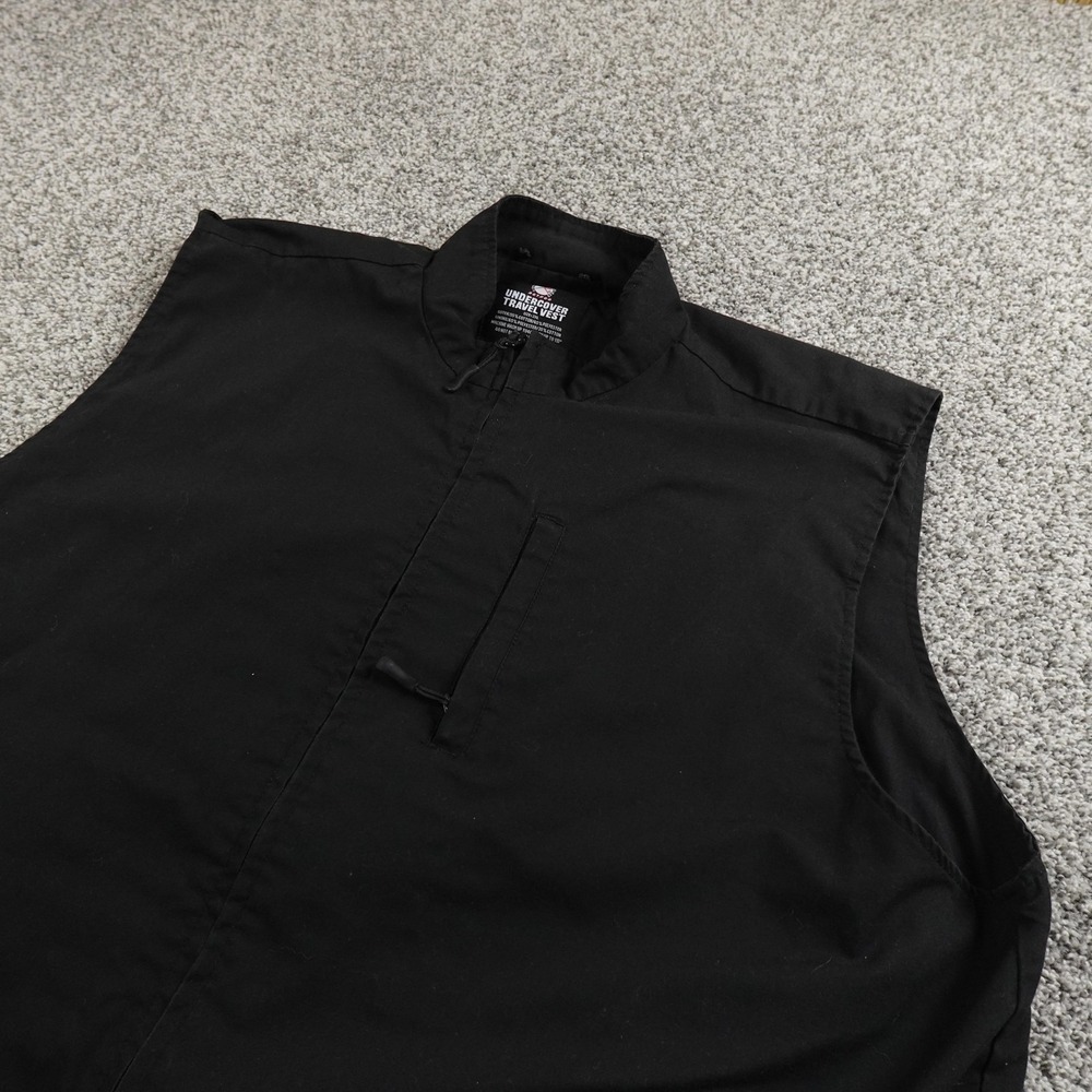 Rothco Vest Mens 2XL Black Undercover Travel Tactical Utility Outdoor Combat Top
